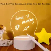 Creative LED Night Light USB Message Board with Pen - Perfect Gifts for Children, Wives, and Home Decoration"